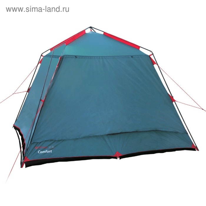 палатка шатер btrace castle быстросборная цвет зелёный Палатка-шатер BTrace Comfort, однослойная, два входа, цвет зелёный