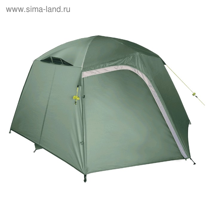 Палатка BTrace Point 3, двухслойная, 3-местная, цвет зелёный