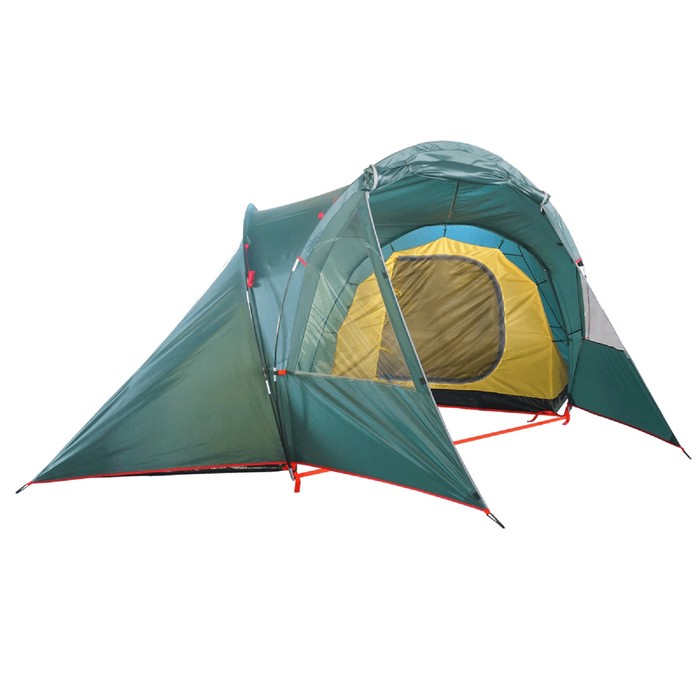 Палатка BTrace Double 4, двухслойная, четырёхместная, цвет зеленый