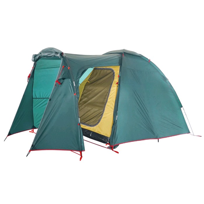 Палатка BTrace Element 3, двухслойная, трёхместная, цвет зелёный