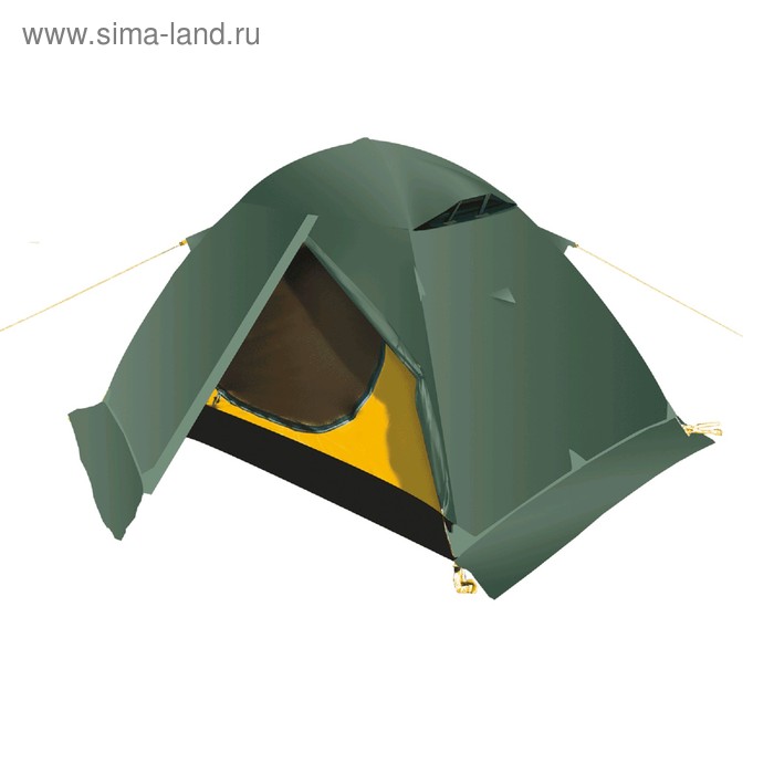 фото Палатка btrace ion 2+, двухслойная, двухместная, цвет зеленый