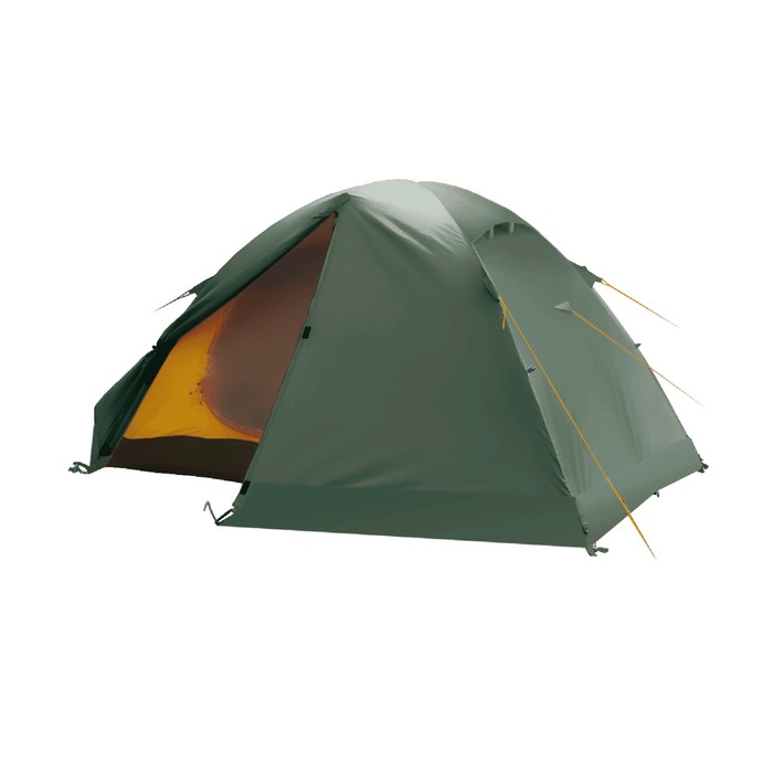 Палатка BTrace Solid 2+, двухслойная, двухместная, цвет зеленый