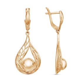 

Серьги "Шарм", позолота