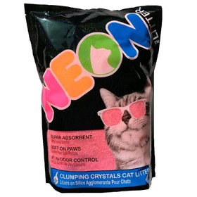 

Наполнитель силикагелевый NEON Litter комкующийся, розовый, 1.81 кг