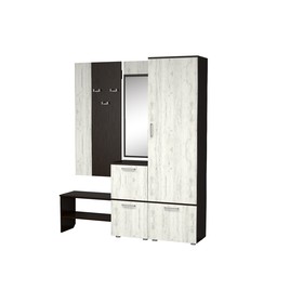 

Вешалка Веста, 550х16х1100, Венге/Крафт