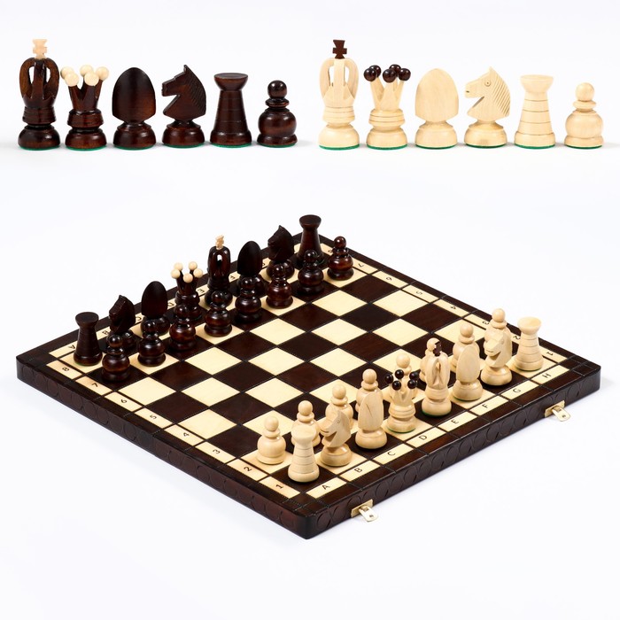 цена Шахматы польские Madon Королевские, 44 х 44 см, король h=8 см, пешка h-4.5 см
