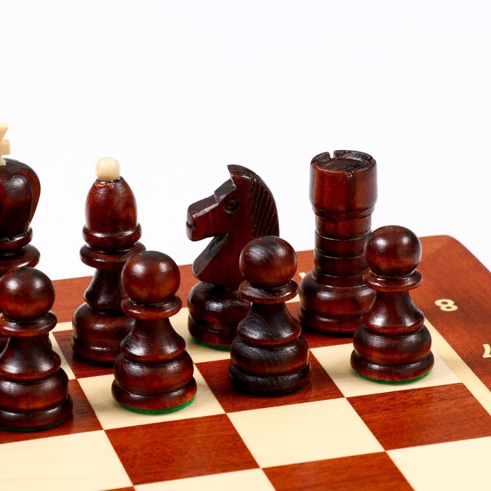 Шахматы "Жемчуг", 40.5 х 40.5 см, король h=8.5 см, пешка h-5 см