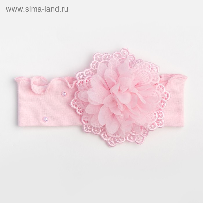 Повязка для девочки, цвет розовый, размер 38-44