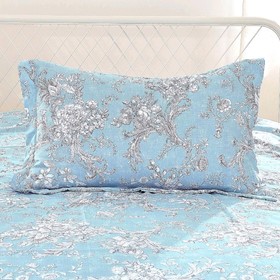 

Комплект «Арвен»: 230 × 250 см, одеяла 160 × 220 см - 2 шт, 50 × 70 см - 2 шт, голубой