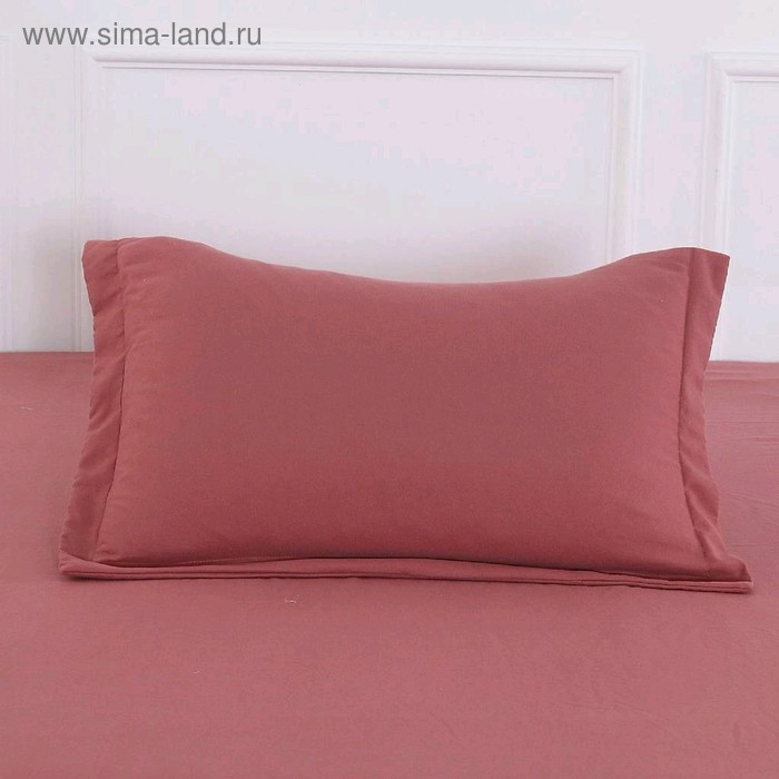 

Наволочка «Ирианна», размер 50 × 70 см - 2 шт, пепельная роза, жатка