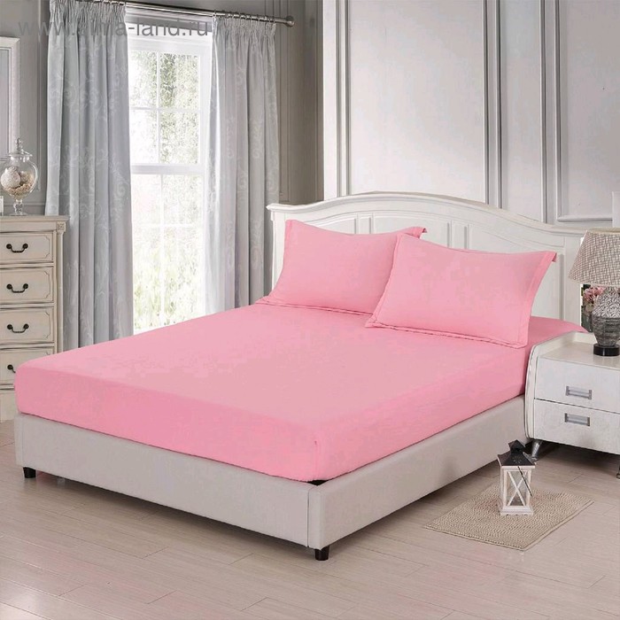 

Простыня «Ирианна», размер 240 × 260 см, розовая, жатка