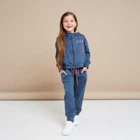 

Толстовка для девочки KAFTAN "Kitten", размер 30 (98-104), цвет тёмно-серый