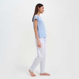 

Пижама женская KAFTAN "Звёздочки" брюки, футболка, р. 48-50