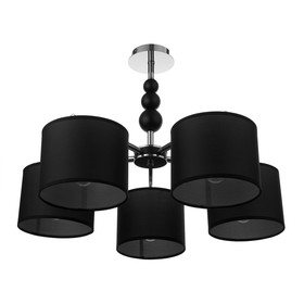 

Люстра 2381/5 5х60W Е27 черный/хром/бронза
