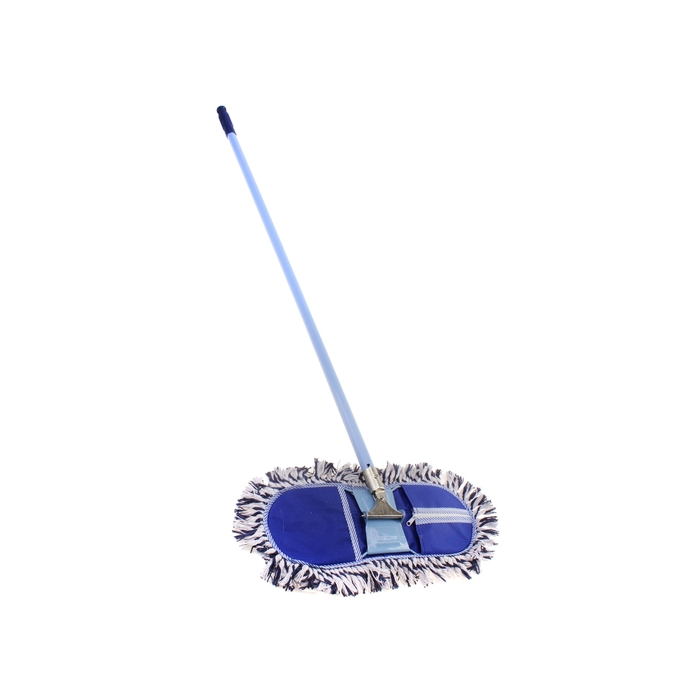 Швабра плоская с х/б насадкой