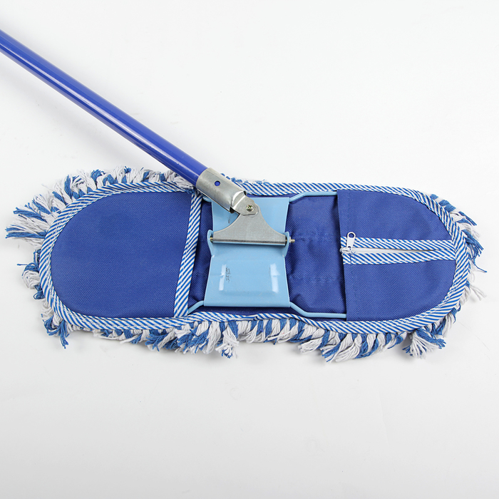 Швабра плоская с х/б насадкой