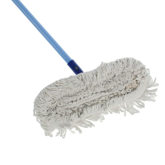 Швабра плоская с х/б насадкой