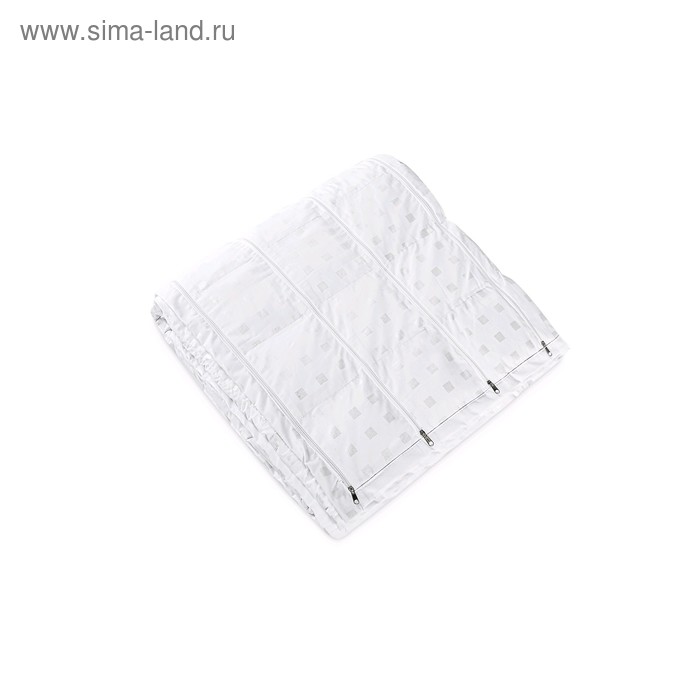 Одеяло на молнии, размер 140 × 195 см, тик, белый