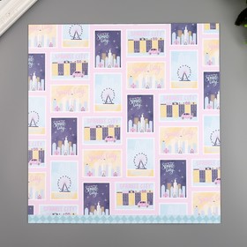 

Бумага для скрапбукинга Shimelle "Postcard" 30.5х30.5 см, 190 гр/м2