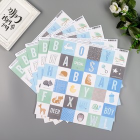 

Бумага для скрапбукинга односторонняя "Its A Boy" 30.5х30.5 см, 190 гр/м2