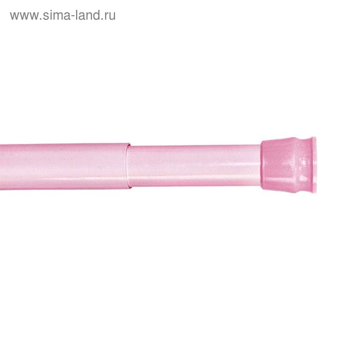 Карниз для ванной комнаты Milardo 013A200M14, 110-200 см, розовый
