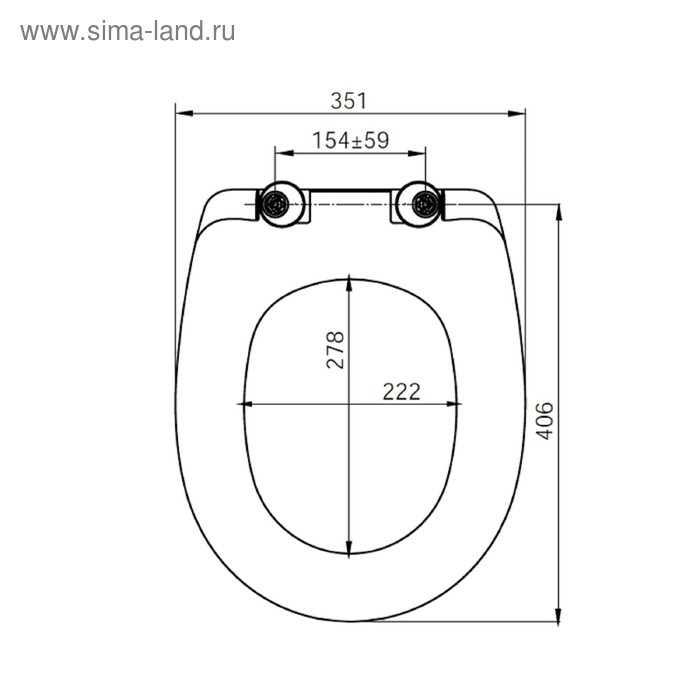 фото Сиденье для унитаза iddis id 126 dp sc, микролифт, дюропласт, белое