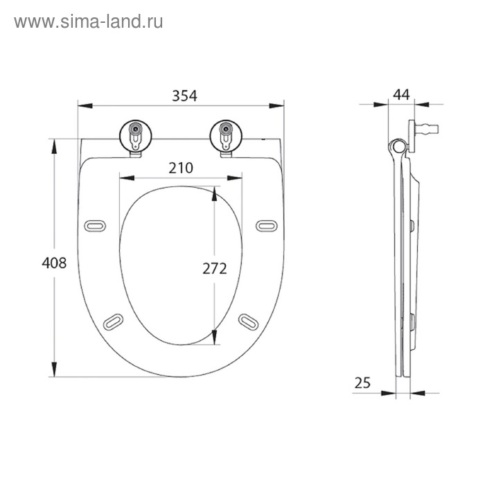 фото Сиденье для унитаза iddis 003dpsei31, микролифт, легкосъемное, дюропласт, белое