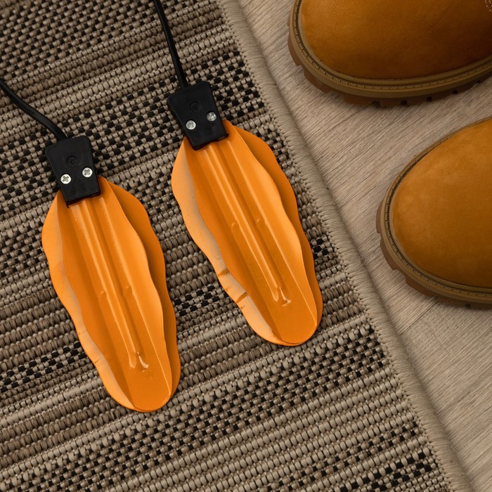 фото Сушилка для обуви luazon lso-06, 13 см, 12 вт, индикатор, жёлтая luazon home