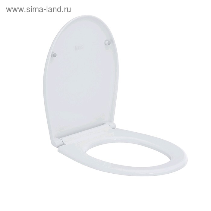 Сиденье для унитаза IDDIS 004PPS3i31, микролифт, полипропилен, белое сиденье для унитаза iddis id 01 046 1 bel белое