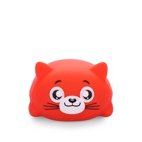 

Игрушка музыкальная Happy Baby Soft Joy «Котик», цвет красный