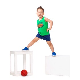 

Комплект из двух шорт «Супер гонки», рост 116 см, цвет зелёный, синий