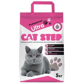 

Наполнитель минеральный комкующийся CAT STEP Professional Ultra, 5 кг