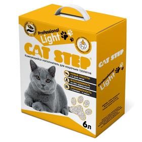 

Наполнитель минеральный комкующийся CAT STEP Professional Light, 6л