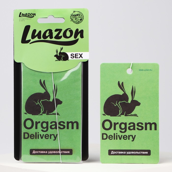 Ароматизатор в авто Orgasm, аромат: мужской парфюм ароматизатор в авто extra свежесть аромат бриз