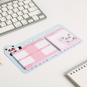 

Планинг мини с отрывными листами из 2-ух блоков Happy summer plan