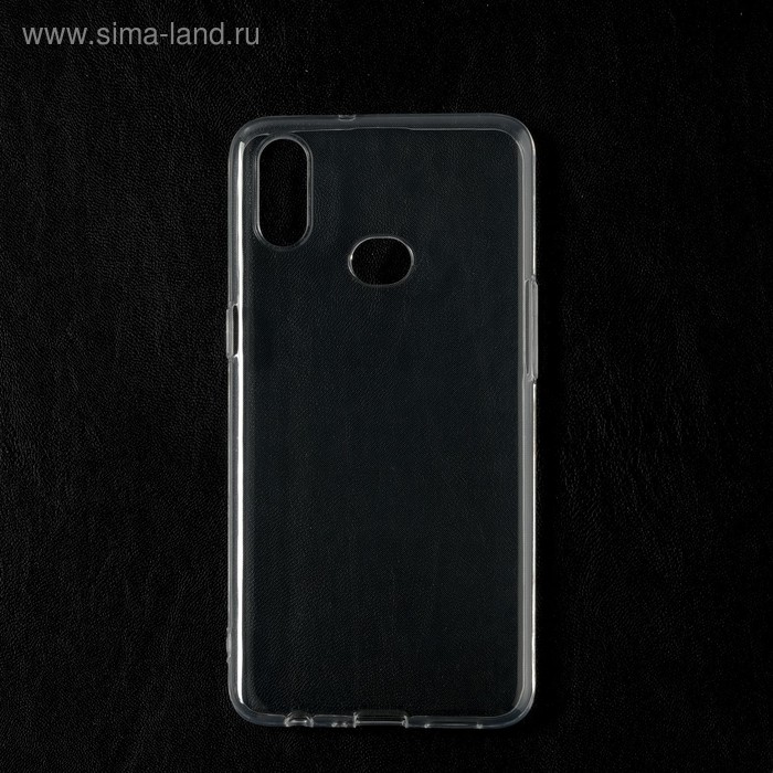 фото Чехол qumann, для samsung (а107) galaxy a10s, силиконовый, прозрачный