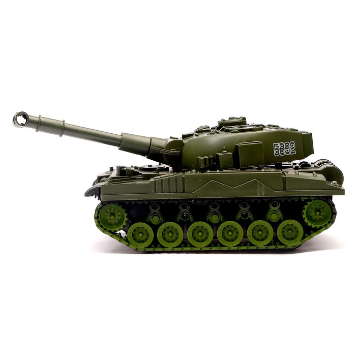 Танк радиоуправляемый "Т 34", свет и звук, цвета МИКС