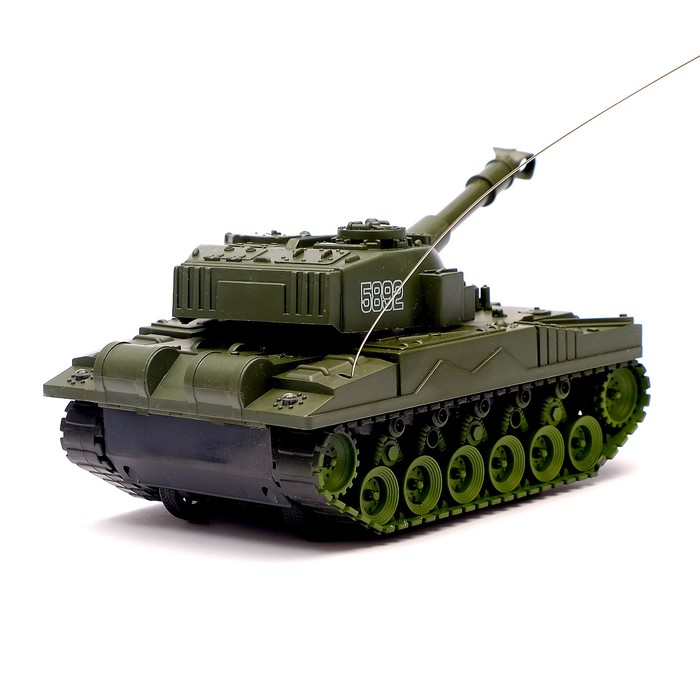 Танк радиоуправляемый "Т 34", свет и звук, цвета МИКС