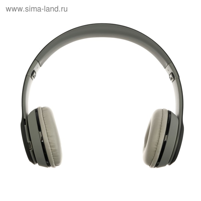 

Наушники Blast BAH-820 BT, беспроводные, полноразмерные, микрофон, BT v4.0, 250 мАч, серые