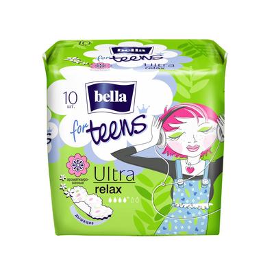 BELLA Супертонкие прокладки  Ultra relax for teens10 шт