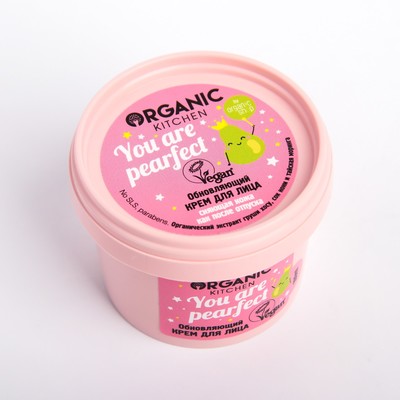 Organic Kitchen 100мл Крем для лица  Обновляющий. You are pearfect"