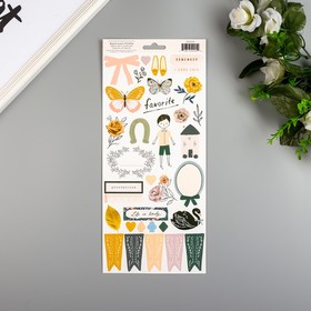 

Стикеры из кардстока Crate Paper "Heritge" 64 шт