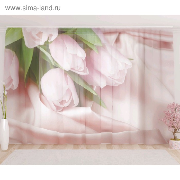 

Фототюль «Нежнейшие тюльпаны», размер 290 х 260 см, вуаль