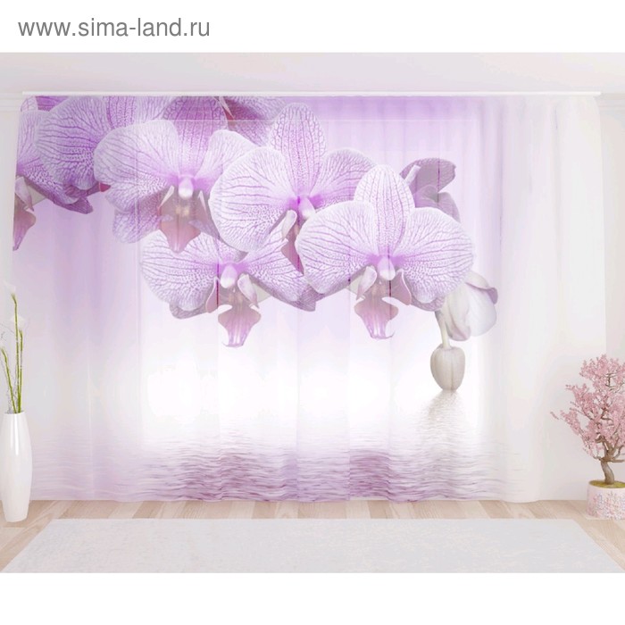 

Фототюль «Сиреневая гладь», размер 290 х 260 см, вуаль