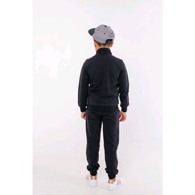 

Комплект из пуловера и брюк для мальчиков, рост 104 см, цвет тёмно-серый