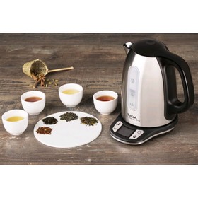 

Чайник электрический Tefal KI240D30, металл, 1.7 л, 2400 Вт, регулировка t°, серебристый