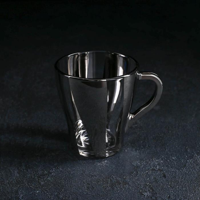 фото Кружка gidglass «серпантин», 250 мл, серебро