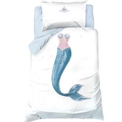 Постельное белье Этель 1,5 сп Fairy mermaid 143х215 см, 150х214 см, 50х70 см -1 шт, 100% хлопок, бязь