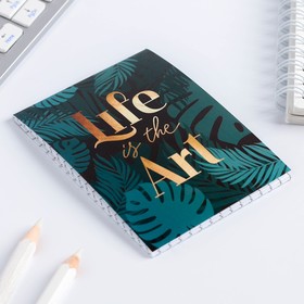 

Блокнот А7 16 листов Life is the Art