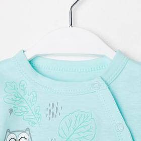 

Боди детское, цвет мятный, рост 56 см (40)